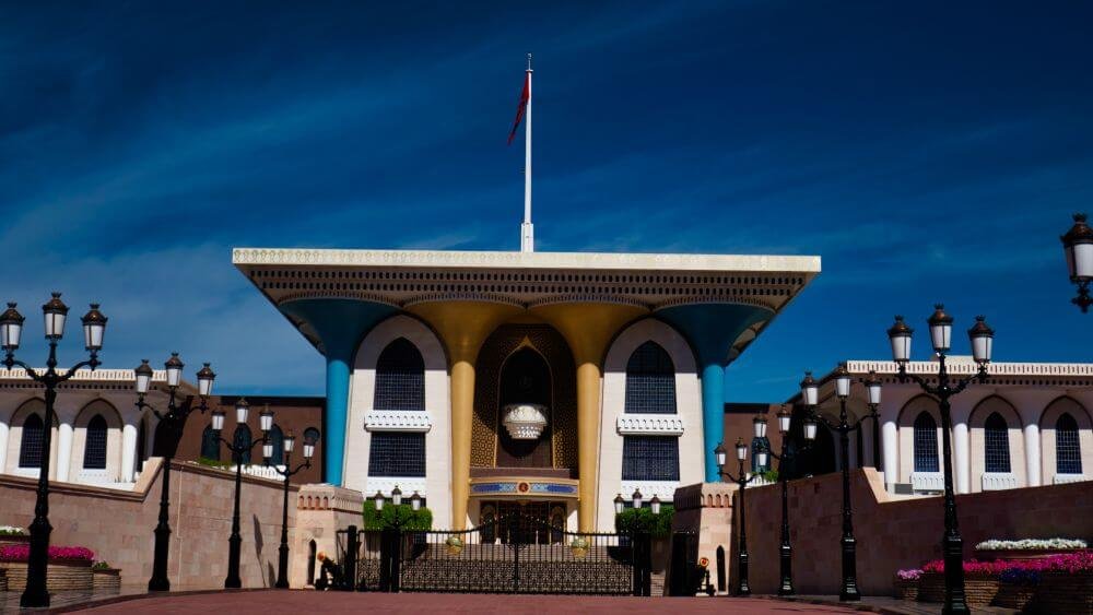 Palacio de Al Alam, residencia del sultán de Omán