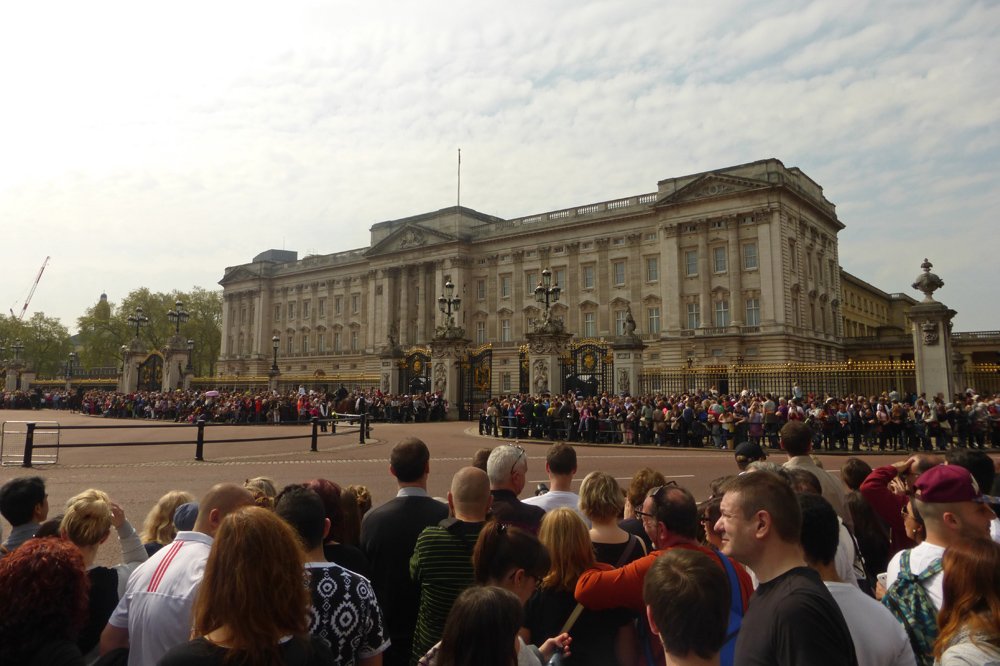 Palacio de Buckingham, el más famosos de los palacios de Londres