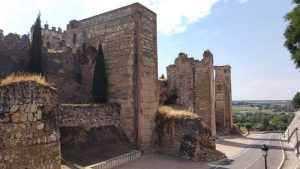 Muros y torres del castillo medieval