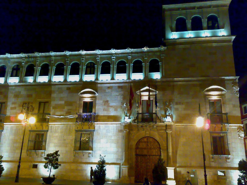 Palacio de los Guzmanes en León. Foto de l u m i è r e