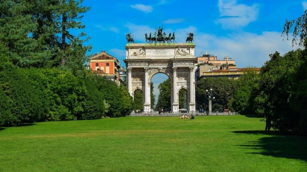 Parque Sempione, una de las atracciones de Milán más visitadas