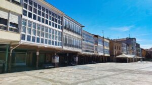 Plaza de España, epicentro de Aguilar de Campoo