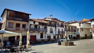 Plaza de España, epicentro de Valverde de la Vera