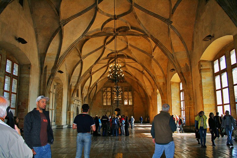 Sala Vladislav en el Castillo de Praga