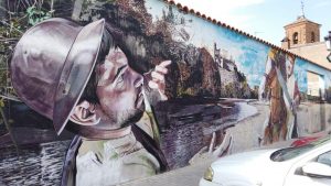 Mural de los sitios de Escalona