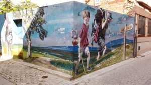 Mural del Camino de Santiago